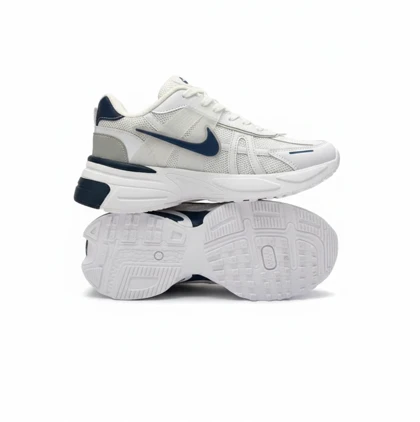 کفش کتانی نایک V2K Run سفید سورمه ای کد 294906