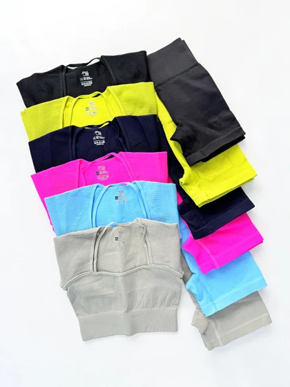 ست کراپ و شورتک ورزشی سیملس