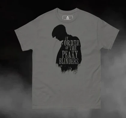 تیشرت کلاسیک پیکی بلایندرز | تیشرت peaky blinders طرح Silhouette کد 111529