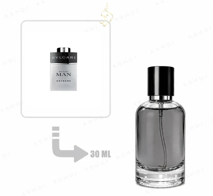 عطر ادکلن بولگاری من اکستریم مردانه 30 میل اشدی ASHDI Extra Parfum Bvlgari Man Extreme Inspired 30ml