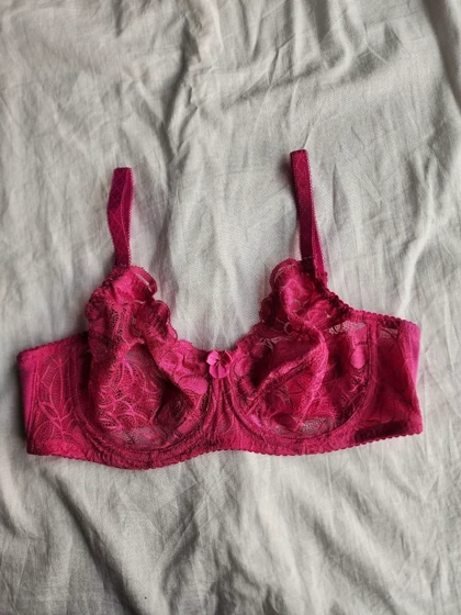 سوتین تک دانتل و پرلون فنردار مدل Romelica برند SHANDERMAN کد: 2415