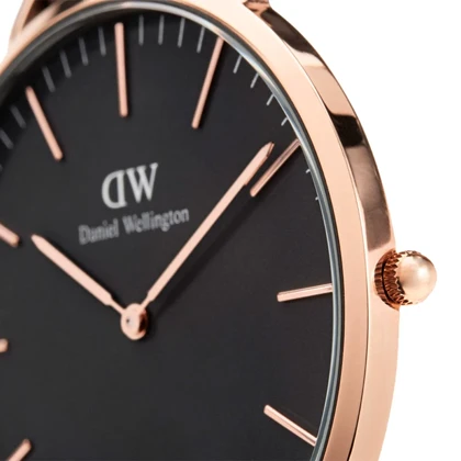 ساعت مردانه دنیل ولینگتون بند برزنتی DW-3535-G