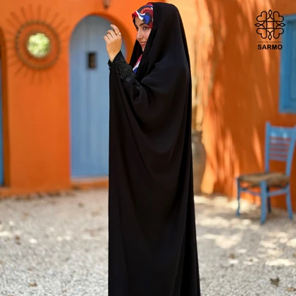 چادر دو گل کرپ ندای کره اصل