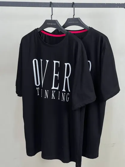 تیشرت لانگ طرحدار OVER کد 100199A