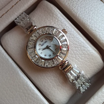 ساعت مچی زنانه جواهری رویال مدل برلیان