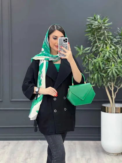 مانتو چهار دکمه آستین سگک