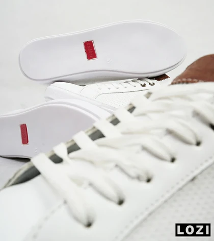 کفش اسنیکرزمردانه سفید PULL& BEAR