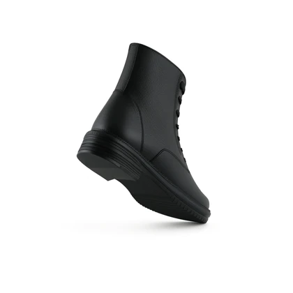 نیم بوت زنانه چرم یلسان مدل ویگور کد 690-GF