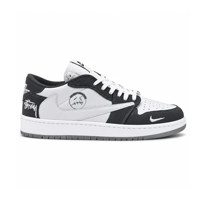 کفش و کتانی مردانه مدل نایک ترویس NIKE TRAVIS رنگ سفید طوسی کد 30958