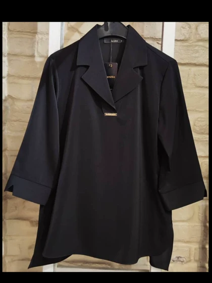 شومیز یقه انگلیسی سایزبزرگ