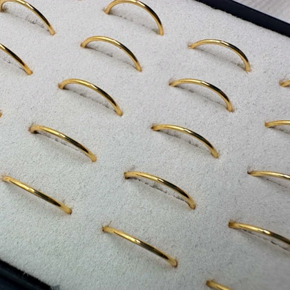 پیرسینگ فیک (Fake) مدل «حلقه طلایی» | بدون نیاز به سوراخ (فروش تکی)