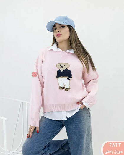 بلوز بافت تدی4843