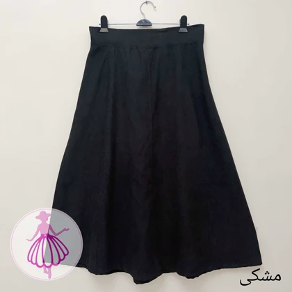 دامن مخمل کلوش بلند در رنگبندی متنوع(کد1425)