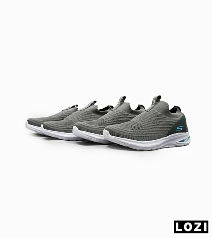 کفش کتانی طبی ورزشی خاکستری SKECHERS GoWalk 5 V2