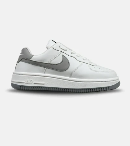 کفش مردانه و زنانه سفید طوسی NIKE AIR FORCE