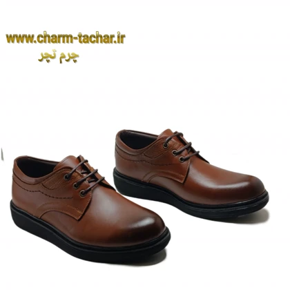 کفش طبی مردانه چرم طبیعی کد si 774