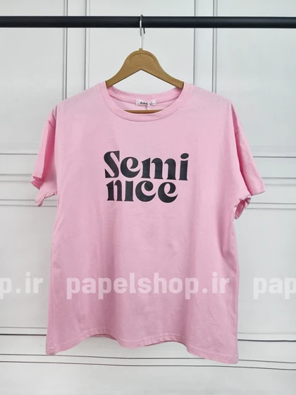تیشرت یقه گرد semi nice