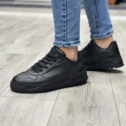 کفش برشکا مردانه مشکی bershka