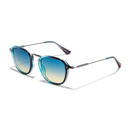 عینک آفتابی دی فرانکلین مدل D.franklin ROLLER SQ / CRYSTAL BLUE - GRAD BLUE