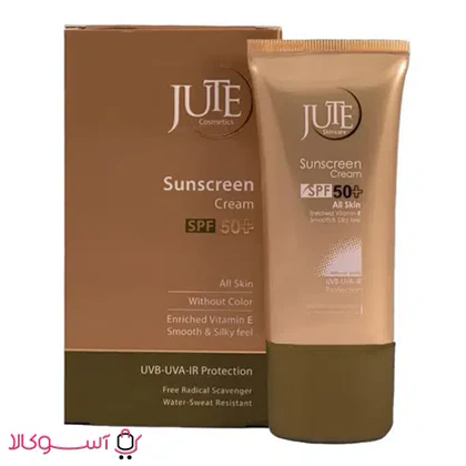 کرم ضد آفتاب بی رنگ ژوت مناسب انواع پوست حجم 40 میل