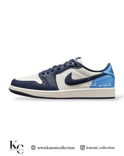 کتانی نایک ایر جردن وان لو بدون ساق ابسیدین Nike Air Jordan 1 Low OG Obsidian