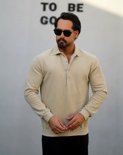 سلانیک دکمه‌دار کلاسیک مردانه