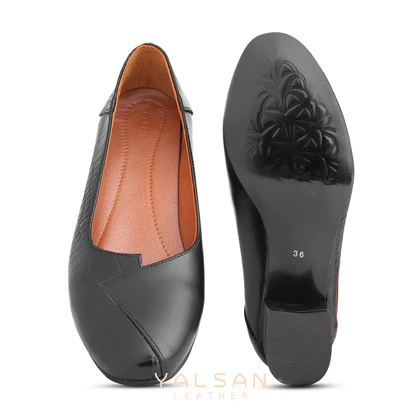 ست کیف و کفش زنانه چرم یلسان مدل لیان کد 906- AYSU-GC