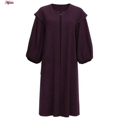 پالتو زنانه رنگ زرشکی مدل 5402-856-1