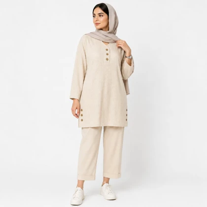 تونیک زنانه مراکشی طرح دار