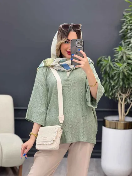 شومیز جلو بسته هلما
