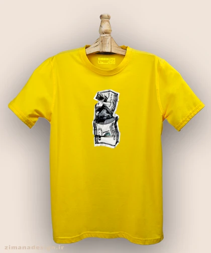 تیشرت مردانه و زنانه طرح اسکناس دلار کد 959