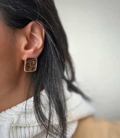 گوشواره های پلنگی ترند