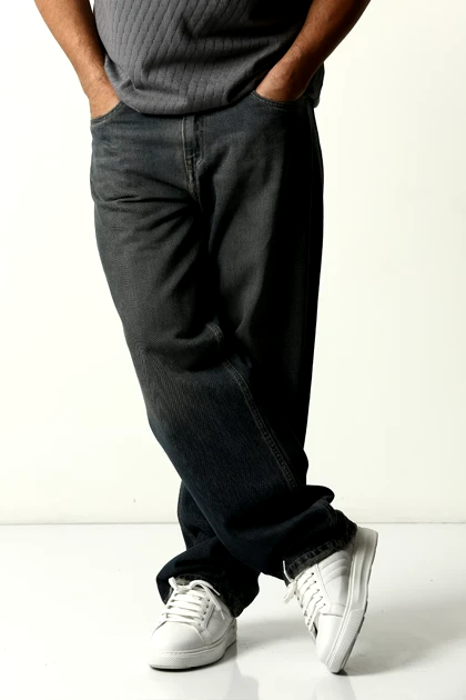 شلوارجین نیم بگ مردانه