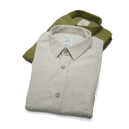 پیراهن آستین بلند کبریتی راه راه EQUAL