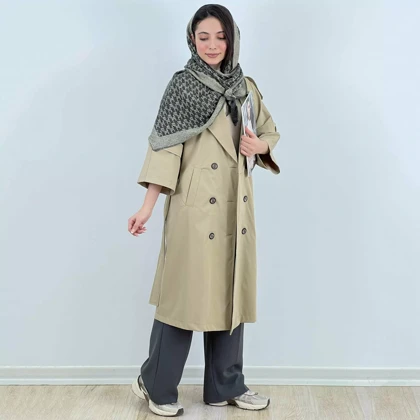 ترنچ کت بلند 1007999