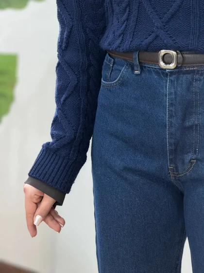 شلوار جین واید کات رزا