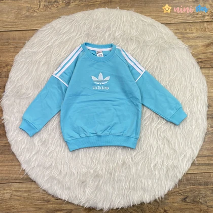 ست بلوز شلوار adidas مناسب 3 تا 5 سال جنس پنبه