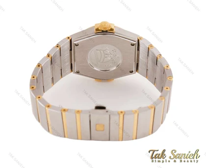 ساعت امگا کانسلیشن مردانه کوارتز طلایی نقره ای Omega-3655-G