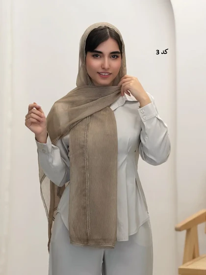 6493-شال ابریشم دلاریس