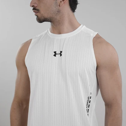 رکابی ورزشی مردانه آندر آرمور مدل Heat Gear-YC501 سفید