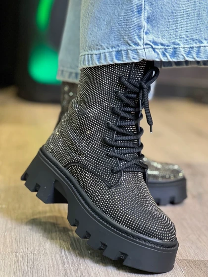 نیم بوت فول نگین