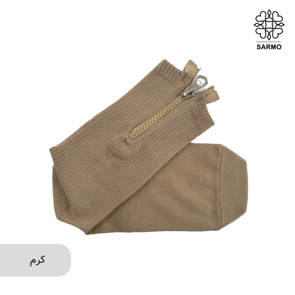 جوراب طرح زیپ‌دار ساق‌دار