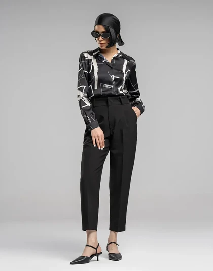 ساتن ابریشم چاپی