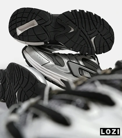 کفش کتانی مردانه نقره ای خاکستری DIESEL S-SERENDIPITY SPORT مدل 5384