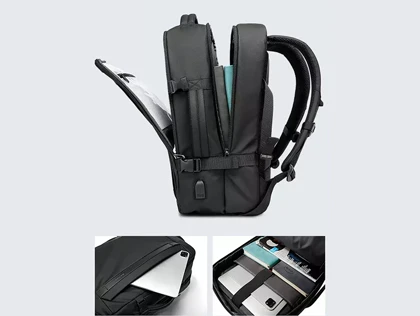 کوله پشتی لپ تاپ 15.6 اینچ و مسافرتی بنج Bange اصل مدلBG-2892 با پورت USB