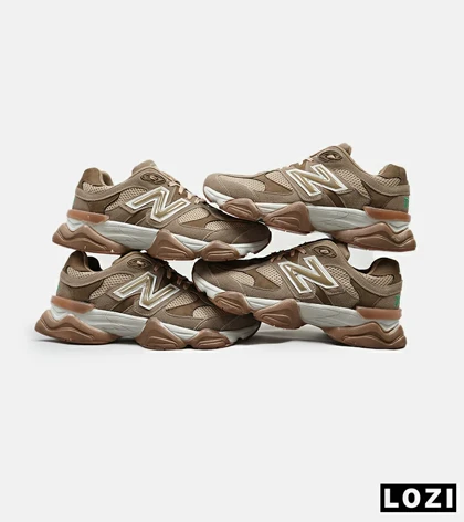 کفش کتانی مردانه قهوه ای زیتونی NEW BALANCE 9060