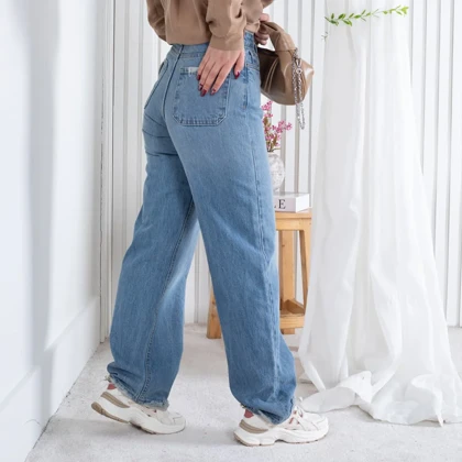 شلوار جین دخترونه رگولار پلاس TOMMY JEANS 19281