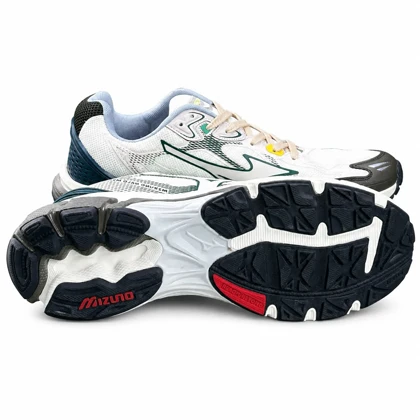 کفش کتانی بزرگ پا (کیفیتاورجینال) مدل میزانو کرم سبز Mizuno