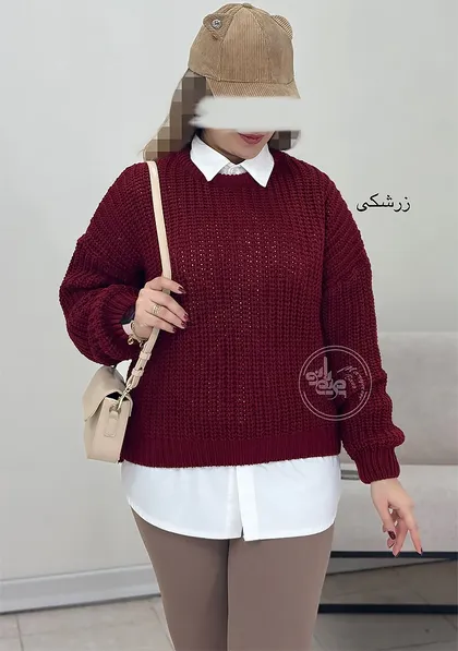 پلیور بافت ساده