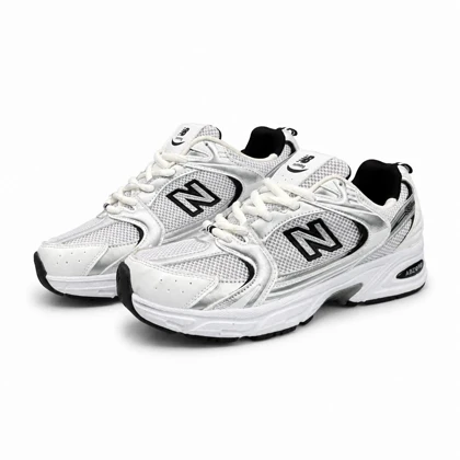 کتانی مردانه مدل نیوبالانس 530 سفید مشکی (کیفیت درحد مستر) New Balance